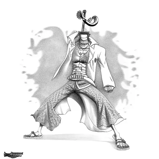 make me donquixote doflamingo the brother of the anime one piece tattoo design idea