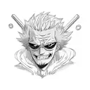 make me donquixote doflamingo the brother of the anime one piece tattoo design idea