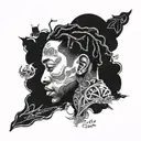 Kendrick lamar count me lyrics tattoo design idea