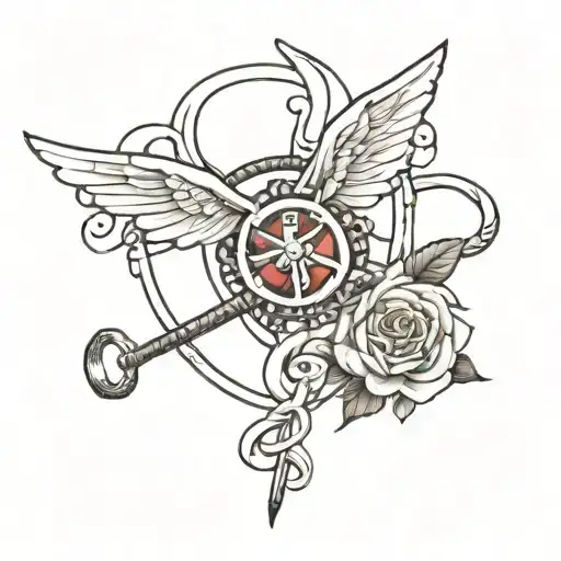 registered nurse tattoo design idea