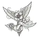 registered nurse tattoo design idea