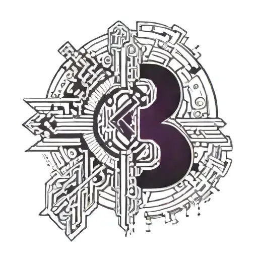 tattoo with writing No game no life and big BTS letters around in  No game no life, with dna surrounding everything tattoo design idea