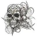 stalker radiation gear tattoo design idea