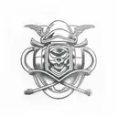 motorcycle, engine, redneck tattoo design idea