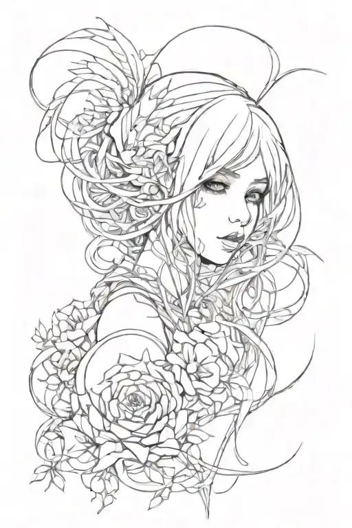 Emo tattoo design idea