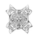 Celtic symbols for luck success love tattoo design idea