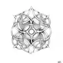 Celtic symbols for luck success love tattoo design idea