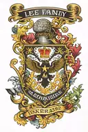 lee family crest with the isle of Arran, Scotland and Maryland, USA tattoo design idea