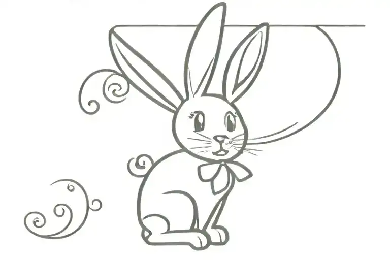 playboy bunny logo tattoo design idea