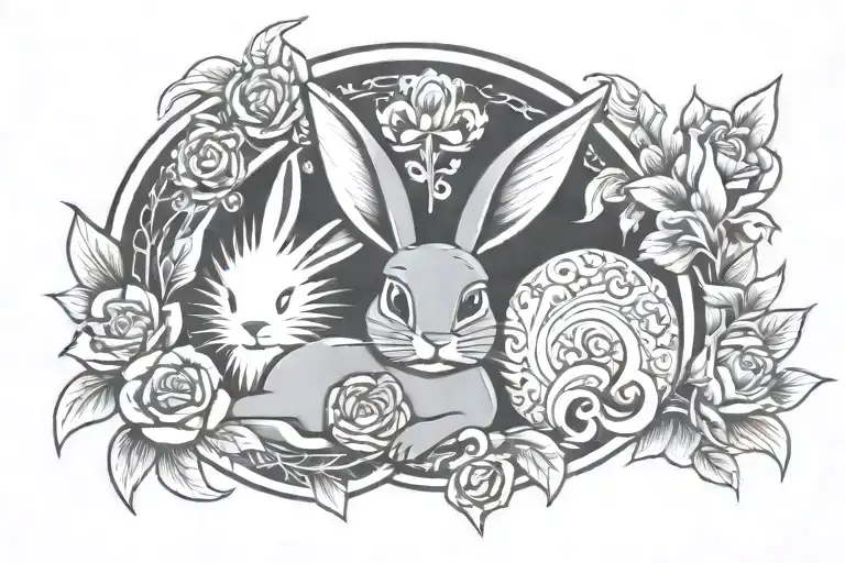 playboy bunny tattoo design idea