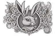 playboy bunny logo tattoo design idea