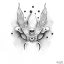 child's name tattoo design idea