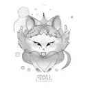 child's name tattoo design idea