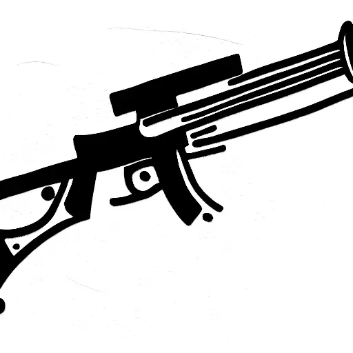 ak 47 tattoo design idea