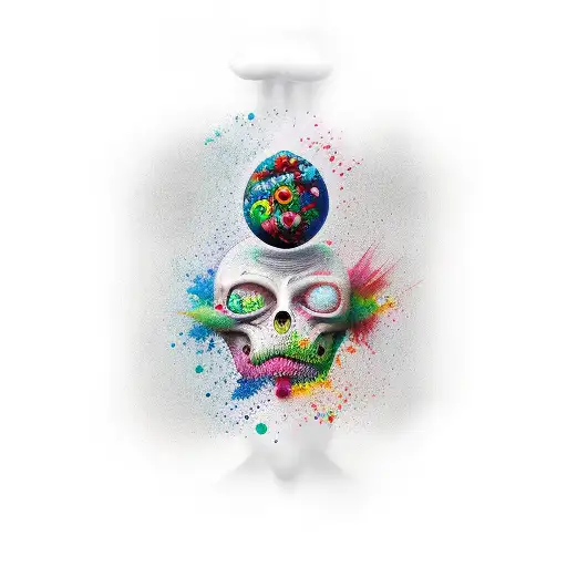 progress and equilibrium tattoo design idea