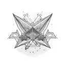 interstellar mushrooms arrow  tattoo design idea