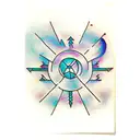 strength interstellar mushrooms arrow  tattoo design idea