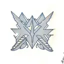 strength interstellar mushrooms arrow  tattoo design idea