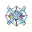 strength interstellar mushrooms arrow  tattoo design idea