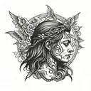 nirvana tattoo design idea