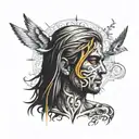 nirvana tattoo design idea