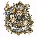 nirvana tattoo design idea