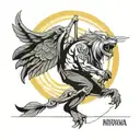 nirvana tattoo design idea