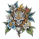 something representing 3 brothers 1 sister tattoo design idea