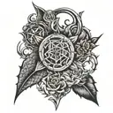 something representing 3 brothers 1 sister tattoo design idea