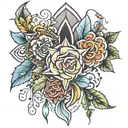 something representing 3 brothers 1 sister bond tattoo design idea