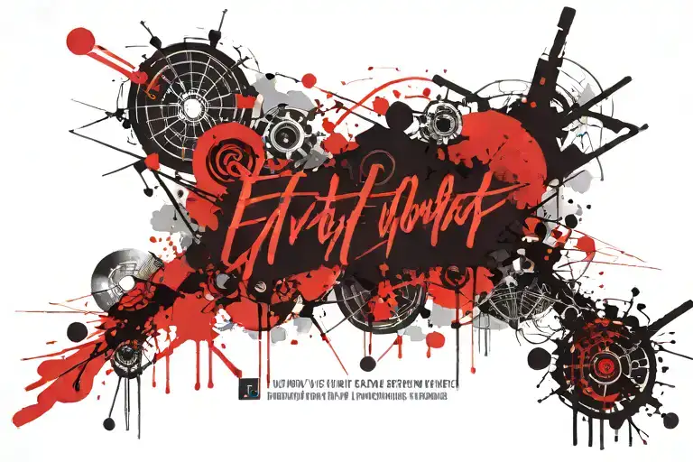 Coordinates Quote "Eventually everything connects" tattoo design idea