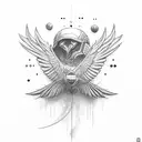 Tweetybird and Sylvester tattoo design idea