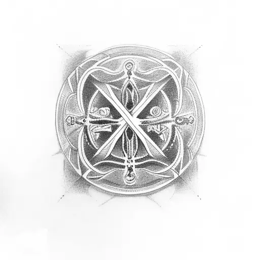 cross tattoo with travel planner 1998 date of birth  tattoo design idea