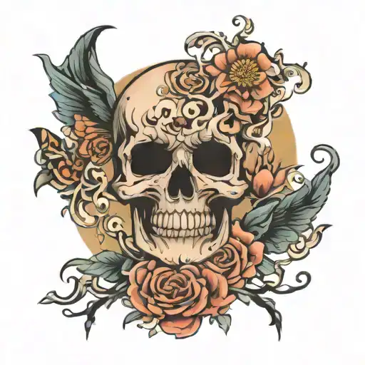 anxiety mental health tattoo design idea