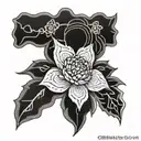 anxiety mental health tattoo design idea