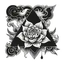 anxiety mental health tattoo design idea