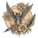 anxiety mental health tattoo design idea