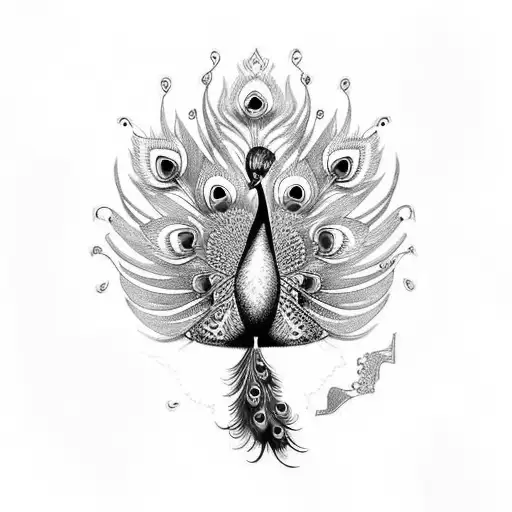 Peacock Feather Tattoo - Tattoo Design
