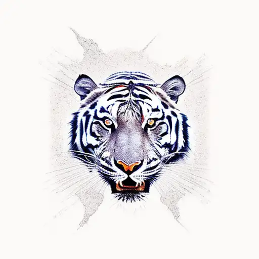 thai tiger tattoo design idea