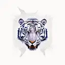 thai tiger tattoo design idea