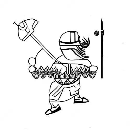 David vs Goliath  tattoo design idea