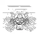 David vs Goliath  tattoo design idea