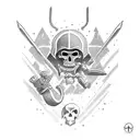 David vs Goliath  tattoo design idea