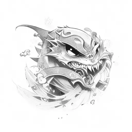 anime tattoo design idea