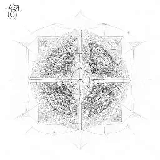 Neural network tattoo design idea