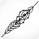 Neural network tattoo design idea