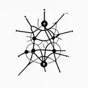 Neural network tattoo design idea