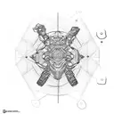 artificiall neural network tattoo design idea