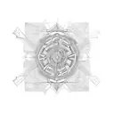 artificiall neural network tattoo design idea
