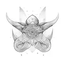 Surfboard tattoo design idea